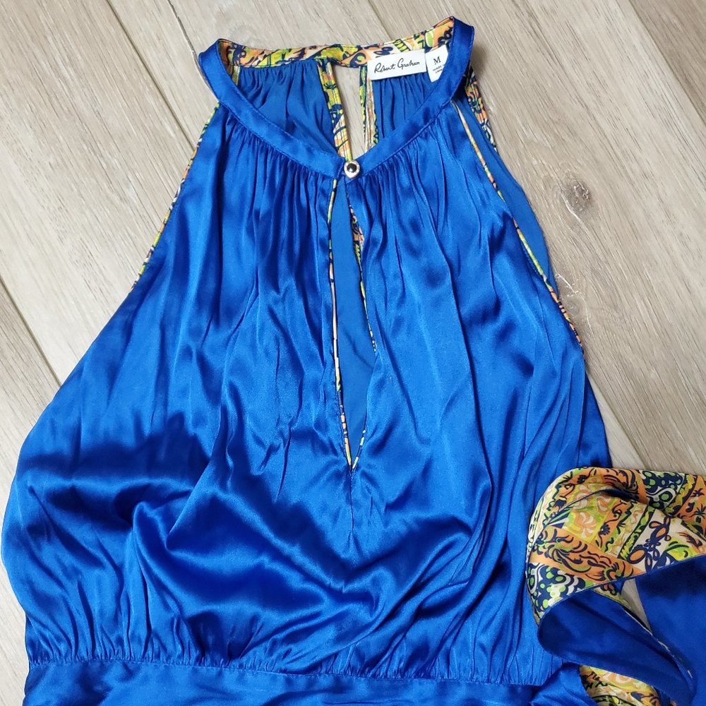 Robert Graham halter crop top, size M